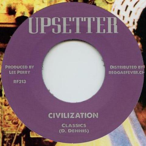 

7inch Record CLASSICS / SILVERTONES - Civilization / Bling It On Home RF213 Upsetter/Reggae 1971 Europe Reggae, Ska & Dub Used