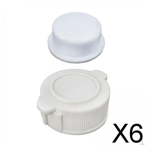 

6x Drain Plug Cap Pools Valve And Ground Pool Replacement Part Easy to Install Screw on