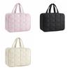Zipper Closure Travel Toiletry Bag Cloth Women Cosmetic Bag Cosmetic Handbag  Unisex Toiletries
