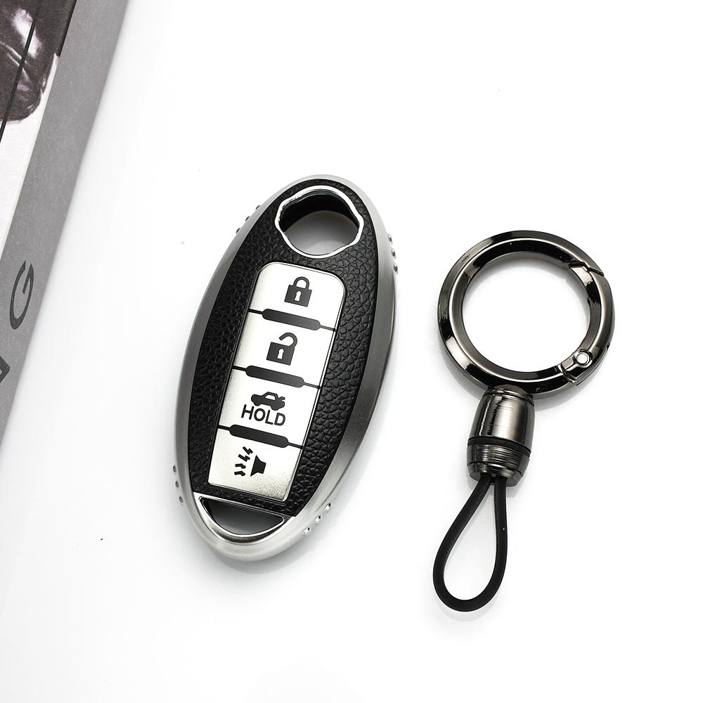 Auto Shell Accessories Car Key Case Cover Keyless For Nissan Kicks Tiida Pathfinder Qashqai X-Trail T32 Infiniti Juke J10 J11