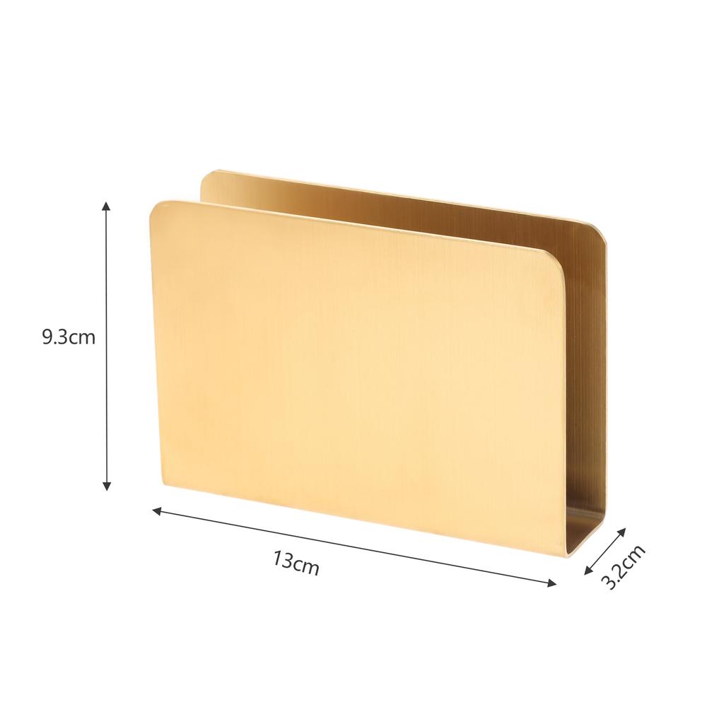 1 PC Paper Towel Holder Table Napkin Holder Rack Gold Plated Stainless Steel Storage Tower Holder Hotel Home Wedding Decoration