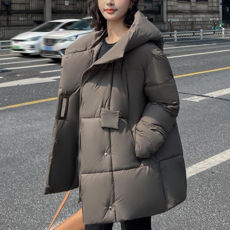 Women's Winter Warm Parkas Oversize Jackets Hooded Loose Long Sleeve Thick Outerwears Fashion
