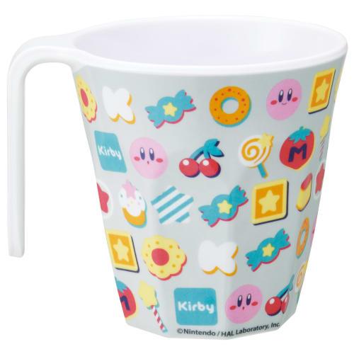 Skater 300ml Melamine Tumbler with Handle, Kirby of the Stars, Kirby and Sweets MTH3