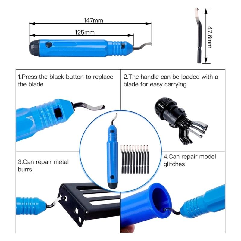 Deburring Tool Kit Trimming Knife Cutter Files Deburring 3D Printer Part For Copper Tube Scraper Cutting Wire Cable