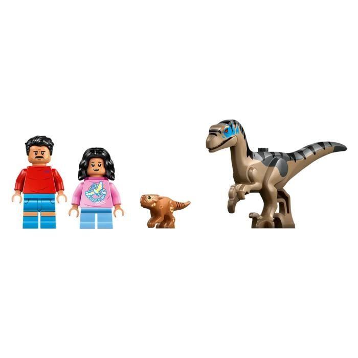 Jeu de construction - LEGO - 76972 - Jurassic World - Vélociraptor - 285 pièces - 4x4