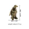 Emperor Penguin Brass Metal Decorative Figurines Living Room Decoration Creative Animal Copper Carving Handicrafts Souvenir