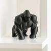 3D-gedruckte Gorilla-Skulptur Ornament Minimalistische Moderne Kunstfigur mit Detaillierter Textur Umweltfreundliche Dekoration für Wohnzimmer Büro Schreibtisch