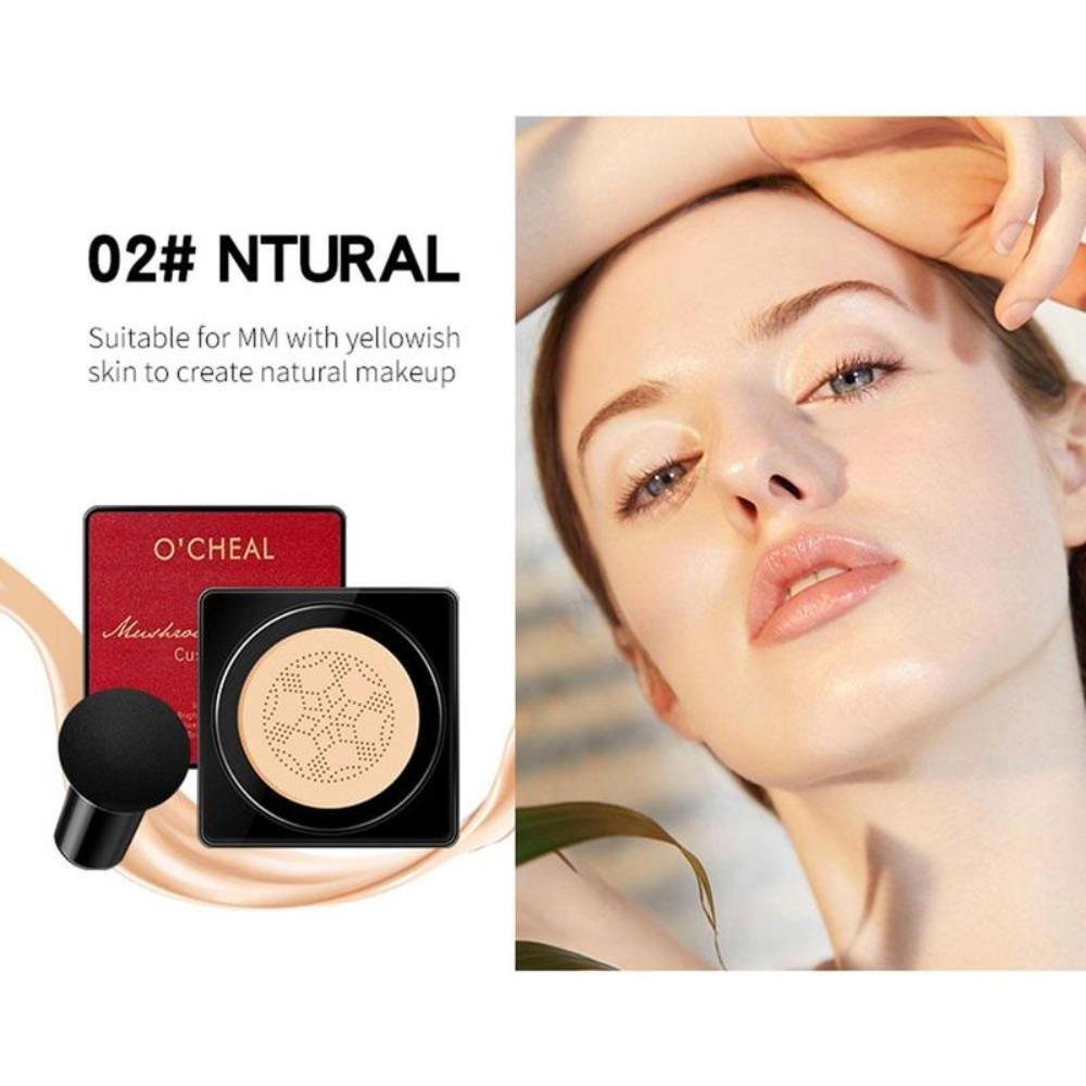 

Face Makeup With Mushroom Puff Sponge Foundation Concealer Air Cushion Bb Cream Women