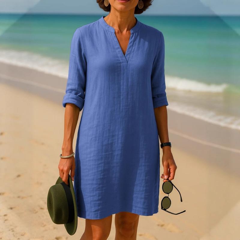 Summer New Women's Casual Loose Fashion Retro Dress