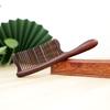Sandalwood Engraved Tooth Shaving Comb Large Fine Tooth Women'S Straight Hair Comb Household Solid Wood Portable Gift Hair Comb