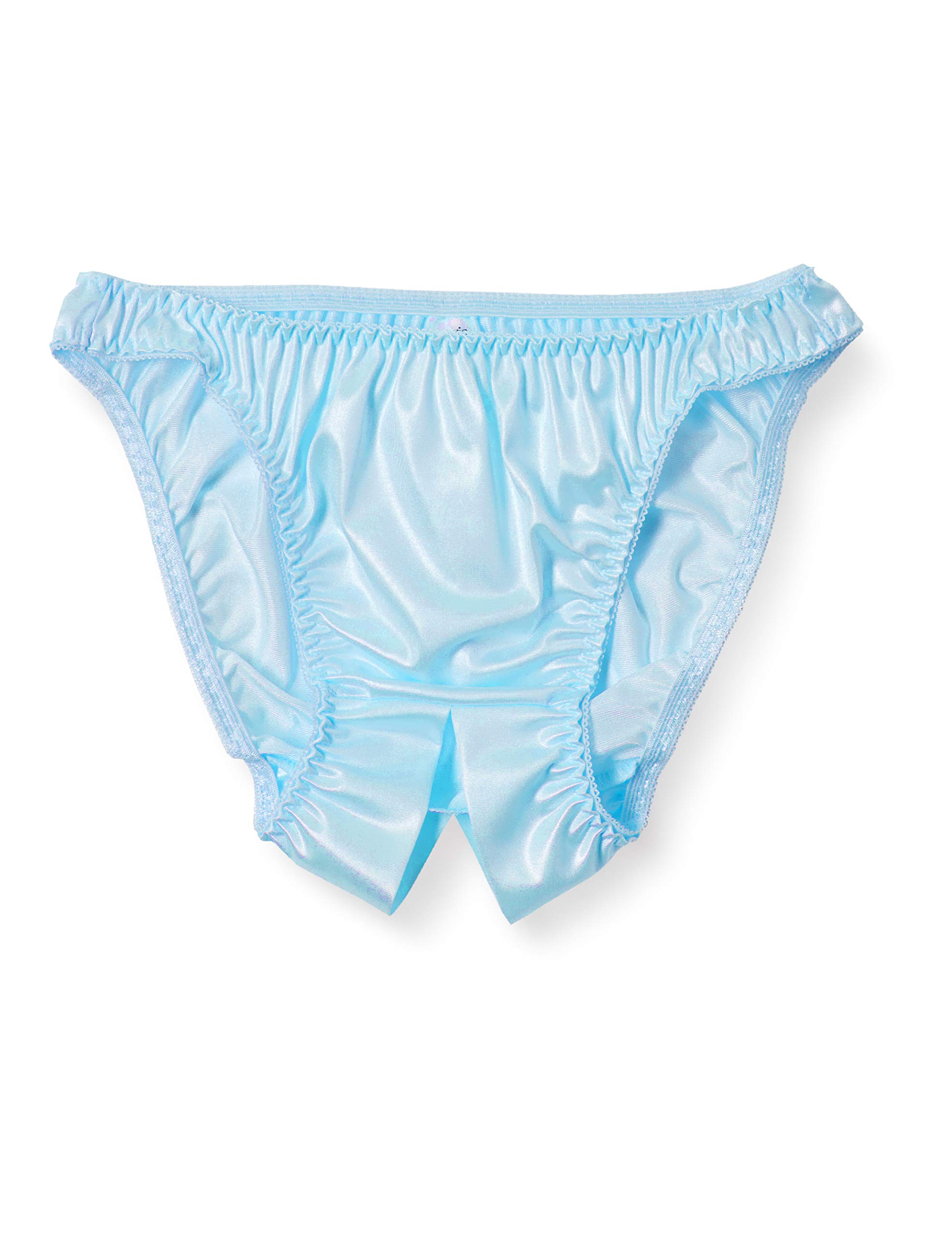 

Bikini Shorts La Pomme Simple Design Open Crotch Perforated Full Back Underwear Lingerie 11328 Made in Japan Turquoise 2L [La Pomme] Women s