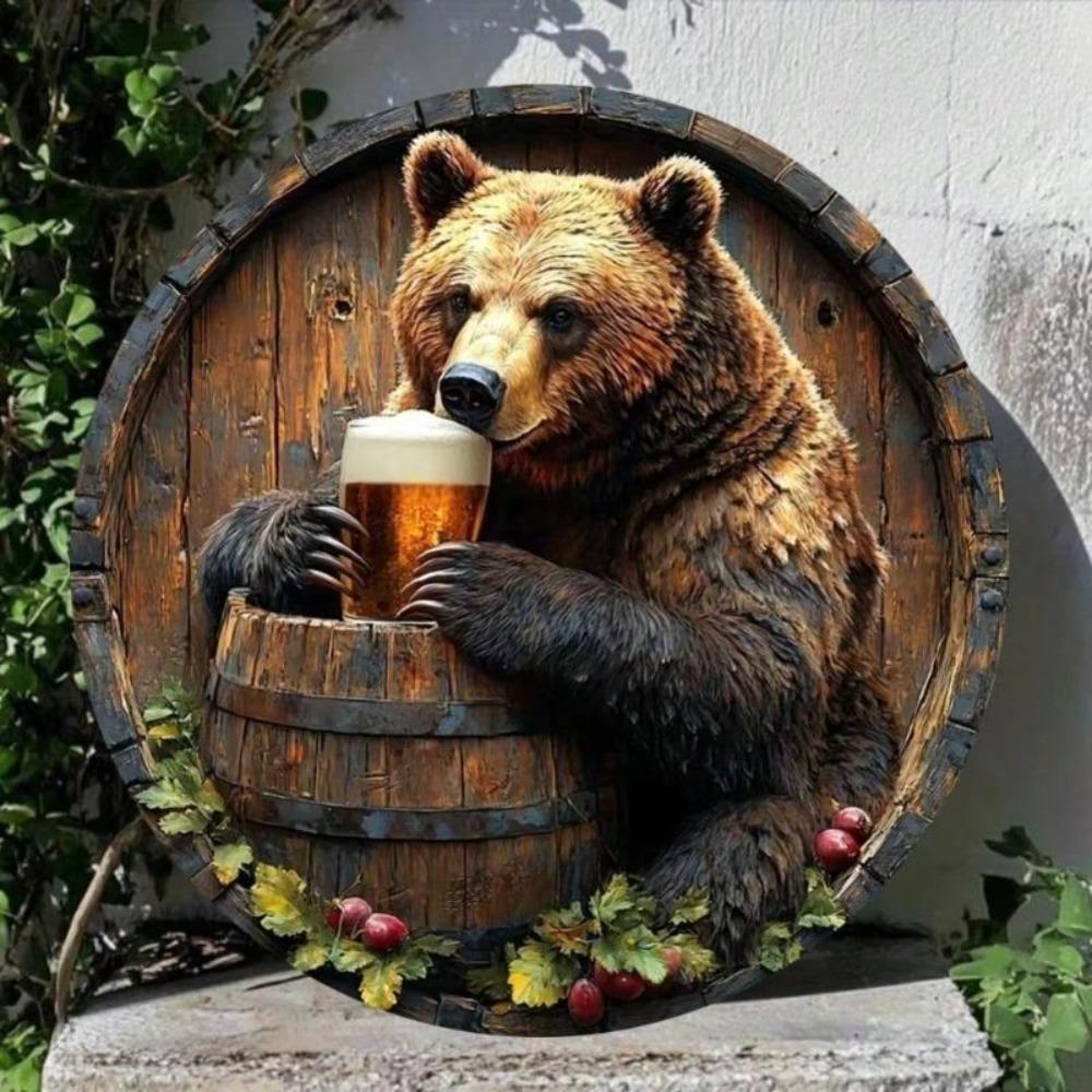 Vintage Metal Tin Sign Beer Decor Wall Art