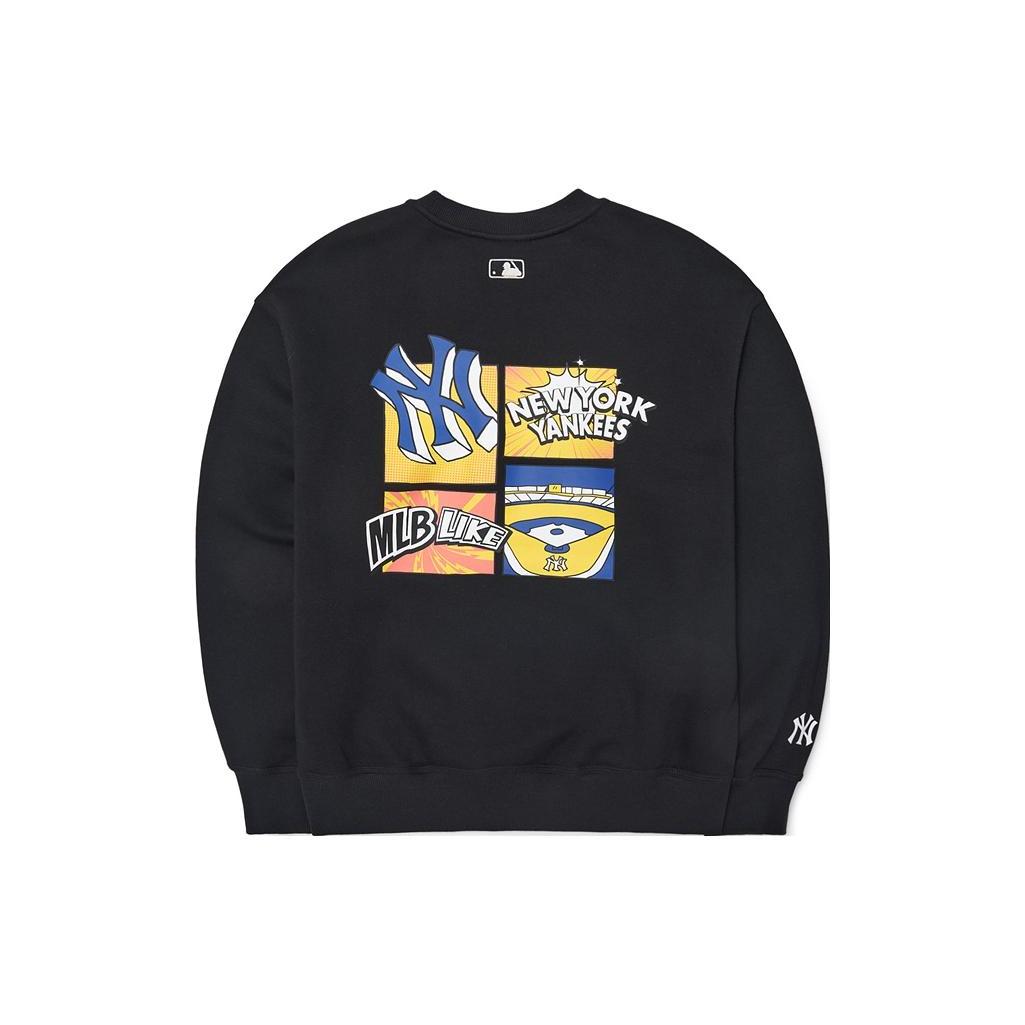 MLB New York Yankees Sweatshirt Unisex Black 3AMTL0426-50BKS S
