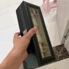 Multi-Functional Showcase 6 Slot PU Leather Watch Box One Word Lock Dustproof