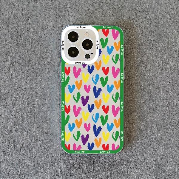 

Case For iPhone 15 14 Pro Max Cases Cute Red Love Heart Phone Case For iPhone 11 12 13 Pro Max XS XR X 7 8 Plus Clear Back Cover iphone X or XS