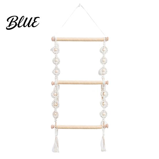 Hair Accessories Organizer Style Cotton Installation Hand Holder Easy Claw Clip Knitting Boho Wall Mounted