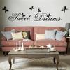 Sweet Dreams Wall Stickers Bedroom Decoration Diy Home Decals Quotes Mural Arts Printing Pvc Poster LS