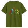 Alan Becker Gaming Fighting T-Shirt Sommer Trendig Cool T-Shirts Unisex Baumwolle T-Shirts Kurzarm Vintage Tops