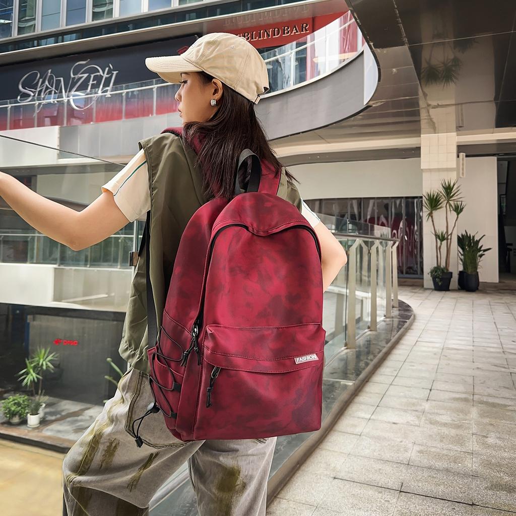 Schoolbag New Backpack Female Male College Student Schoolbag Simple Large Capacity Versatile Travel Junior High School Student Computer Backpack Tide