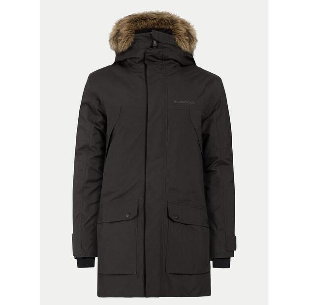 Winter Jacket Didriksons Rick 505475, Black, Standard Fit