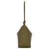 Loewe Hammock Hobo Embossed Letter Puzzle Zipper Closure Leather Hobo Bag Mini Women Bags Dark-Khaki-Green A538G13X01-3969