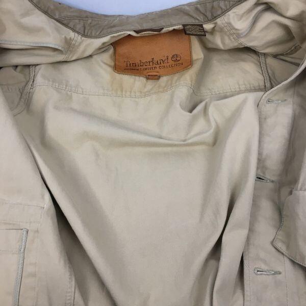 90s-00s Vintage Timberland coverall mountain coat men M brown jacket(USED)