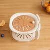 Multifunctional 2-in-1 Draining and Preservation Basket Vegetable Washing Basin Draining Bowl Fruit Washer Drainer Container