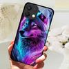 For OPPO K13 5G Case Cool Lion Wolf Tempered Glass Back Cover For OPPO K13 OPPOK13  Phone Case Protective Shell K 13 Fundas Capa