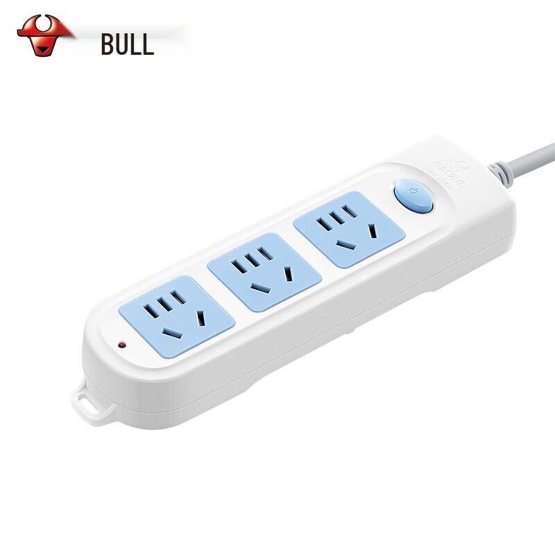 BULL Multi-Outlet Power Strip with Child Safety CN plug (adapter included)