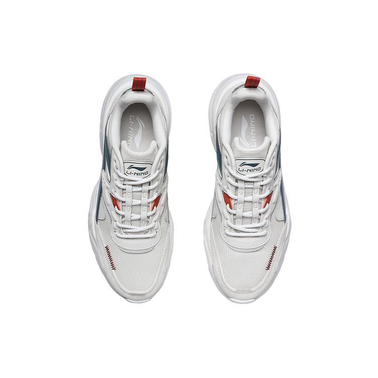 Li Ning Xingyun Casual Shoes Unisex Low Top White/Green AGCR077-3