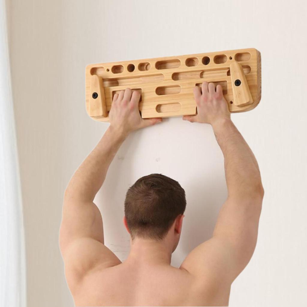 Climbing Hangboard Fingerboard Building Core Strength Hand Grip Strengthener Rock