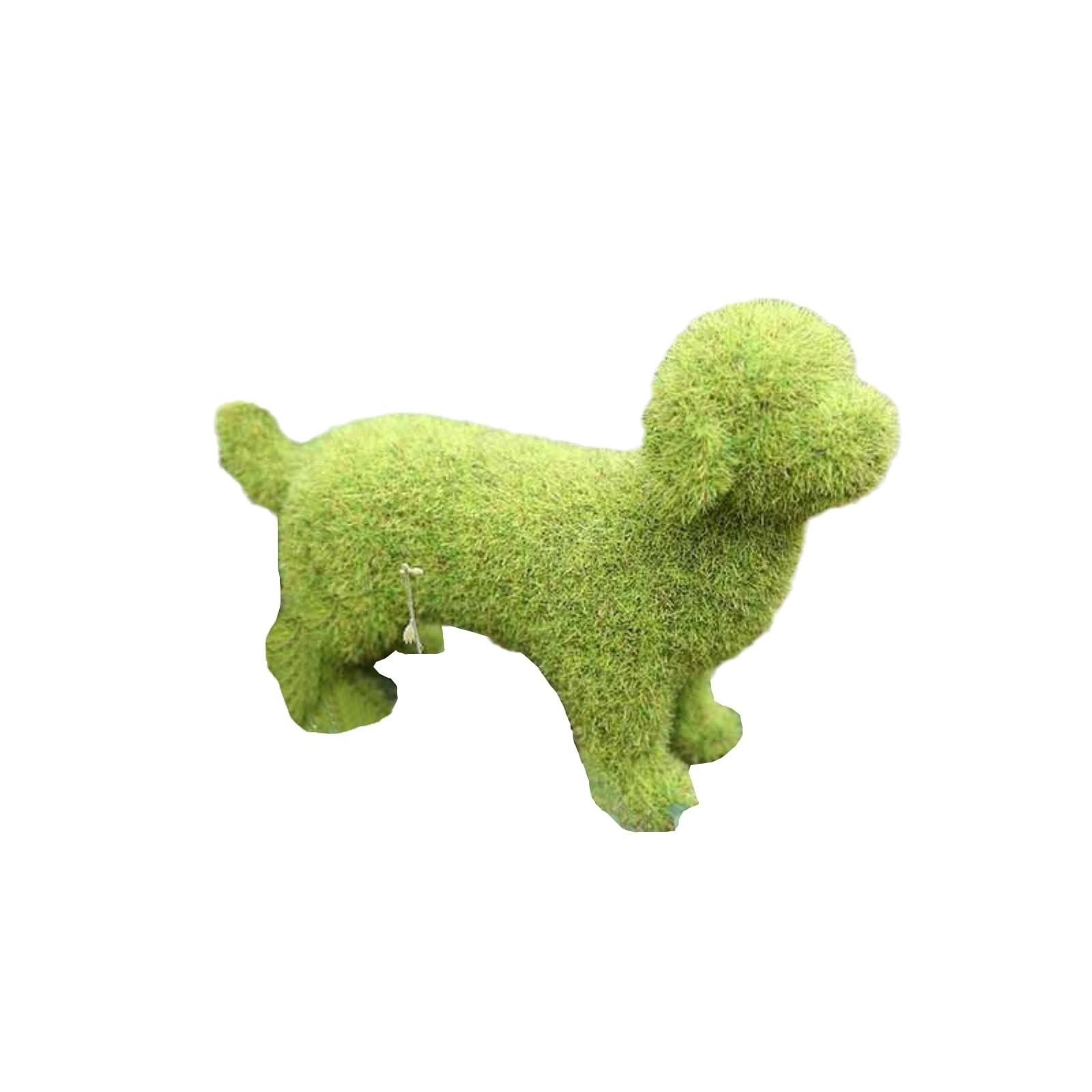 

Відкритий внутрішній дворик, трава, зелена імітація, стікаються цуценячі прикраси One Size