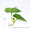 1pcs Green Leaf Hammock For Betta Fish Stress-Reducing Aquarium-Safe Decor With Suction Cup For Fish Tank Fake Plants Decoration