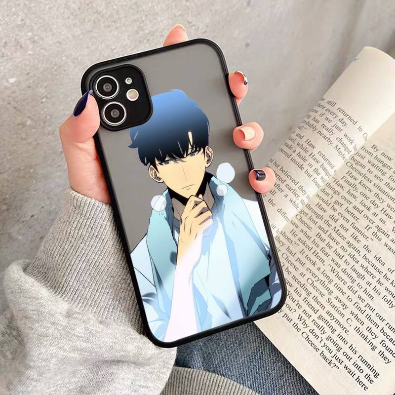 Solo Leveling Sung Jin Phone Case Matte Transparent For Iphone 7 8 11 12 Plus Mini X Xs Xr Pro Max Cover