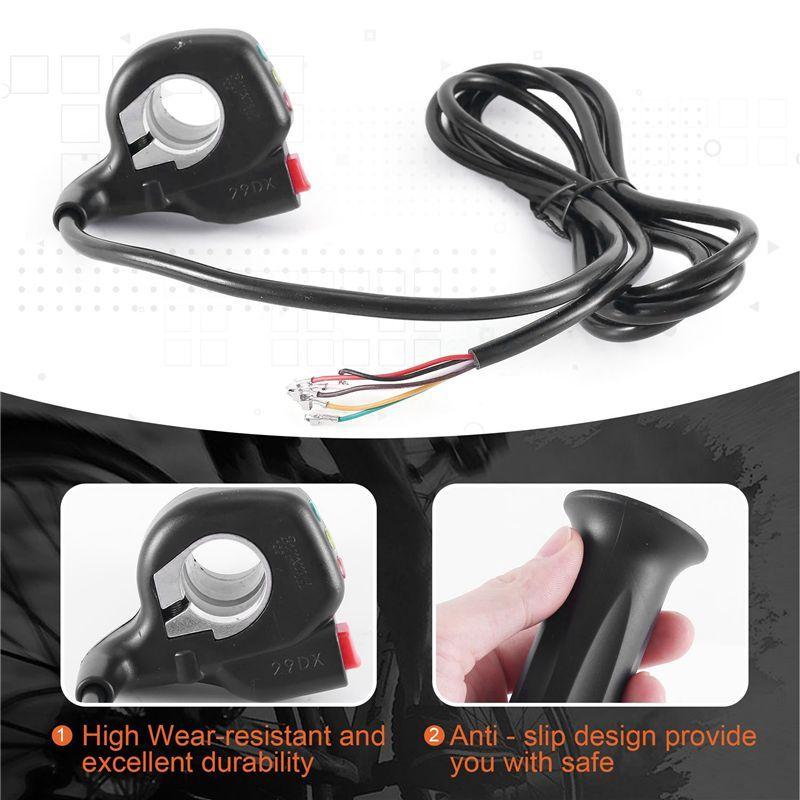 A42M-Electric Bike Throttle Accelerator For Electric Bicycle/E-Bike/Mountain Bike Throttle Speed Control Handle