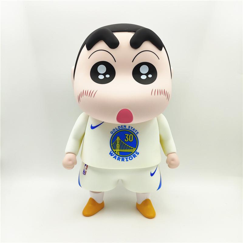 Adorable Pvc Action Figure Crayon Shin-chan Cosplay Soccer Basketball Stars Collectible Toy
