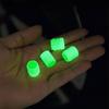 8Pcs Self-luminous Glowing Tire Valve Caps Night Glowing Tyre Valve Stem Cover  Night