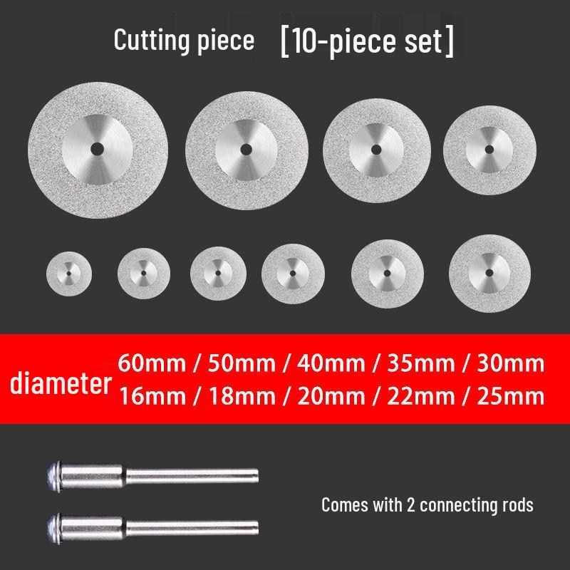 Diamond Blade for Jade, Ceramic, and Glass Cutting - Toothless Saw for Grout Cleaning and Gap Filling with Electric Grinder