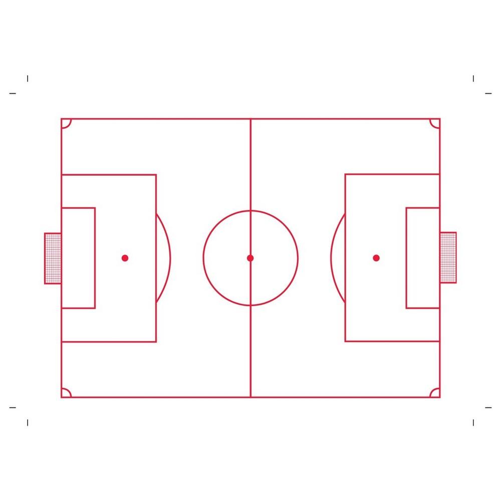 Precision A6 Pro Football Notepad (Pack Of 6)