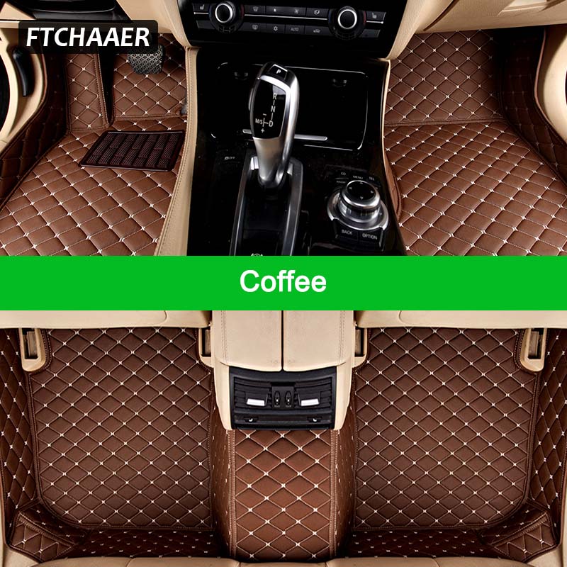 FTCHAAER Custom Car Floor Mats For BMW 3er E90 2005-2013 316-335 Auto Carpets Foot Coche Accessorie