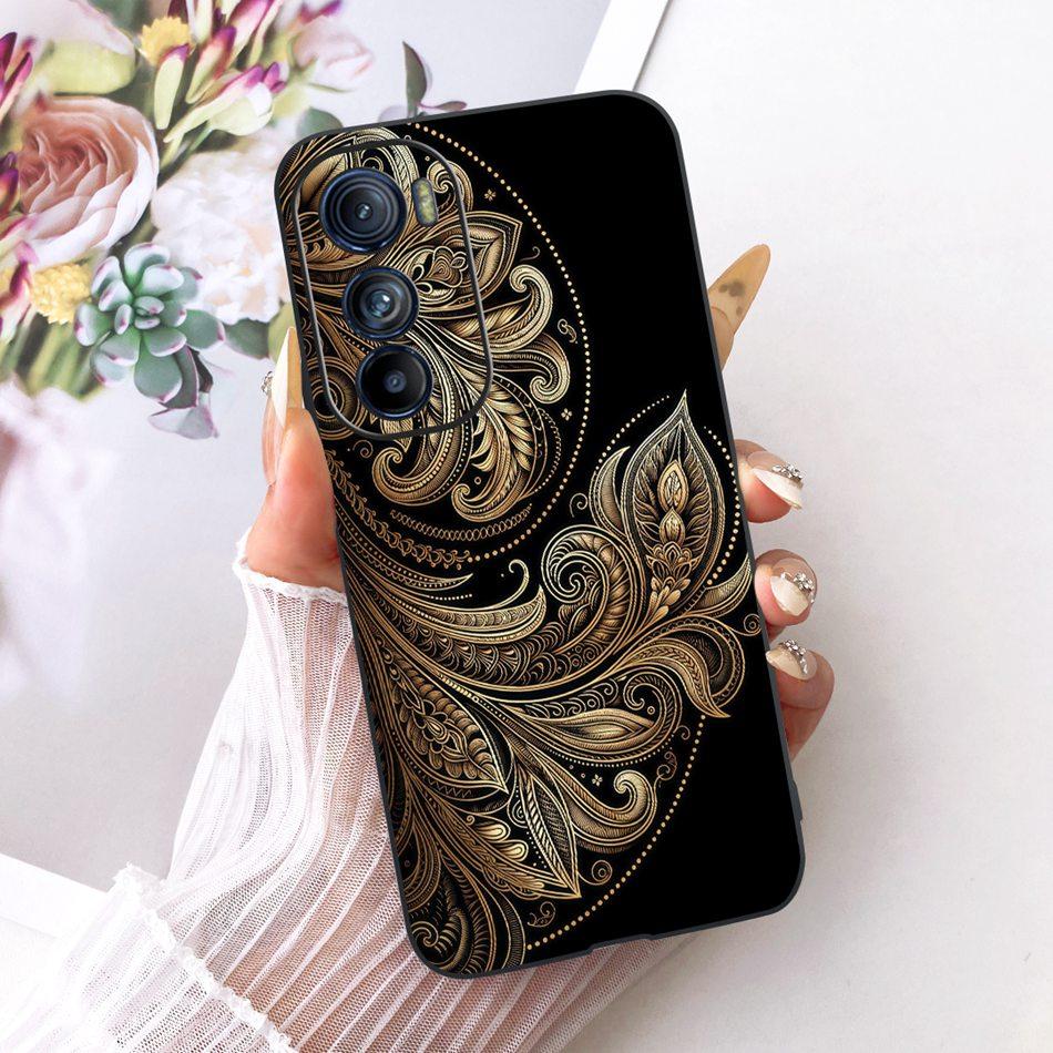 For Motorola Edge 30 5G Cool Dragon Tiger Pattern Phone Case For Motorola Edge30 30Pro 30 Neo Black Silicone Soft Covers Bumpers