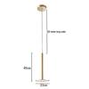 UOSU Minimalist Cylindrical Copper Pendant Light