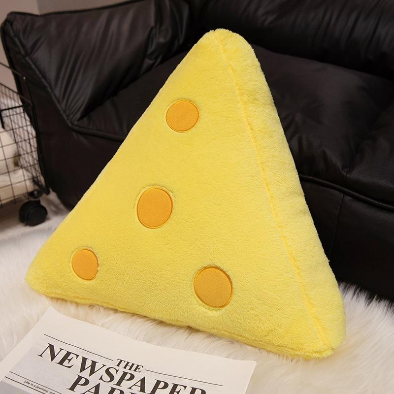 Simulated Cute Baguette Pillow Cheese Plush Toy Sleeping on Long Bed Legs Doll Sofa Cushion