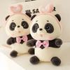 25cm Cute Baby Panda Plush Toys Lovely Soft Stuffed Cartoon Animals Dolls For Birthday Christmas Gift