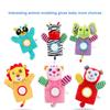 Infant Baby Kids Cartoon Animal Hand Puppet toys Toddler Rattle Toys For 0-12 Months Boys&girls