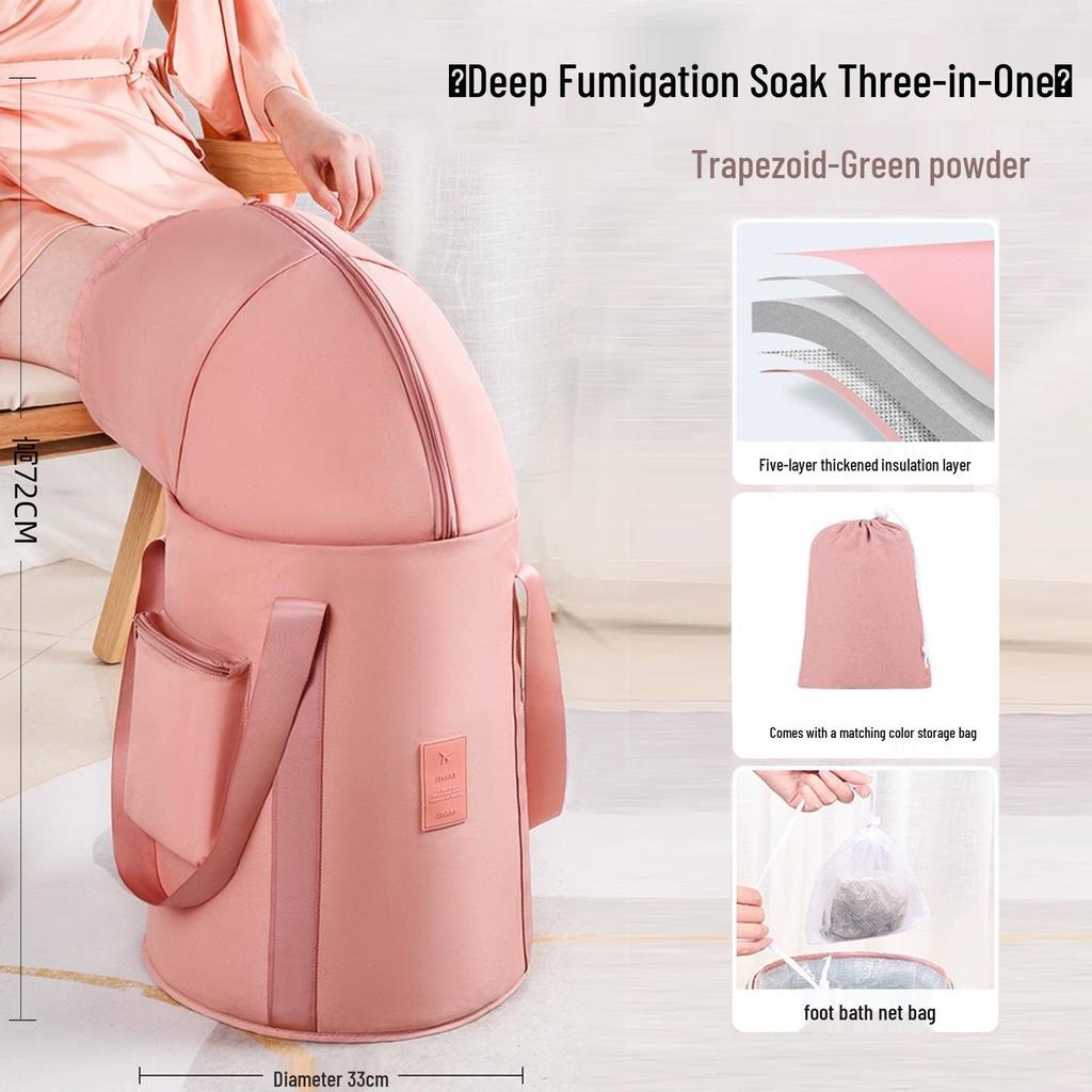 Thickened Portable Insulated Foot Bath: Folding, Deep, Travel-Friendly Foot Basin for Adults