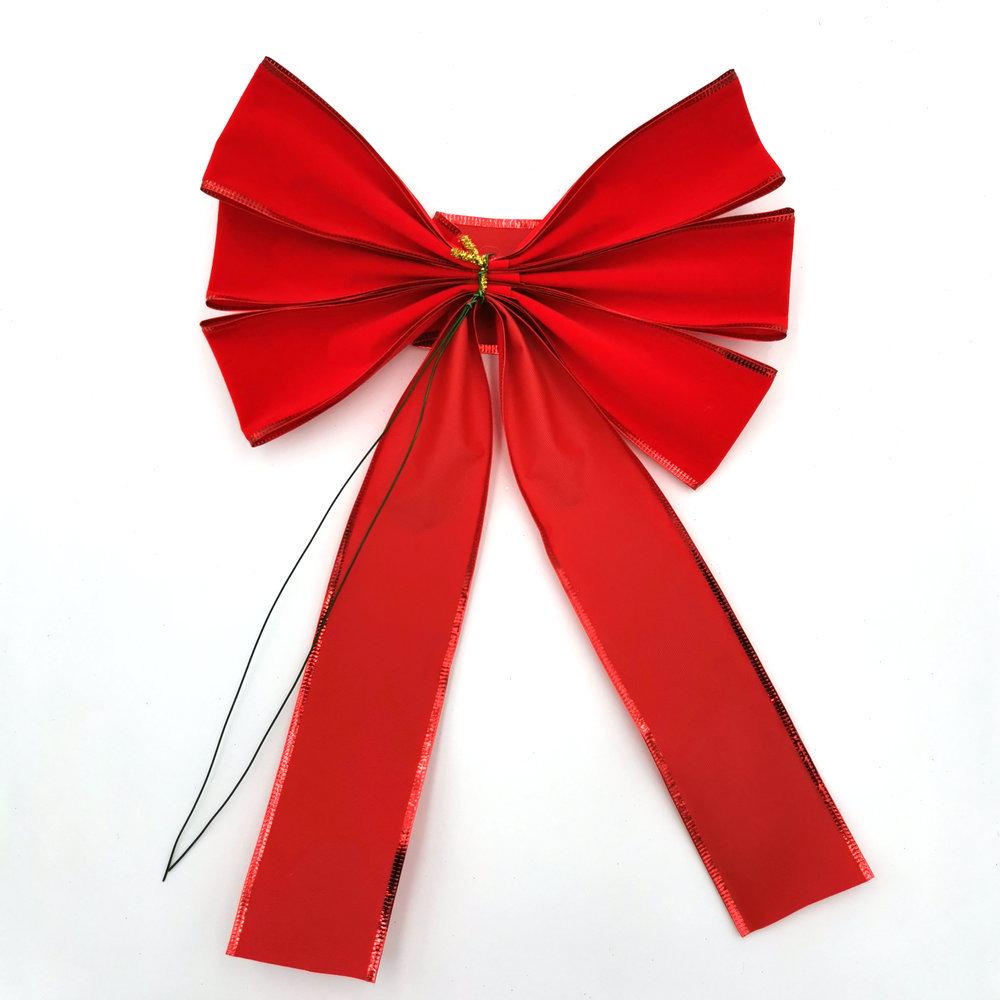 Velvet Red Bow Knot Christmas Tree & Party Decoration