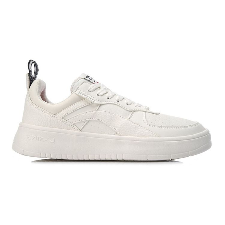 Li Ning We I Superwave Lightweight Shock Absorption Low-Top Skate Shoes Men Skate Shoes White AGCN121-1