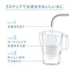 BRITA Water Filter, Jug-Style, Tested for PFOS/PFOA Removal, Filtered Water Capacity: 1.75L (Total Capacity: 3.5L) [Official Japanese Product] Include