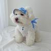 Vestido para Perro con Lazo Grande Vestido de Princesa para Perro para Niñas Verano sin Mangas Traje para Mascota para Perros Pequeños Medianos Gatos